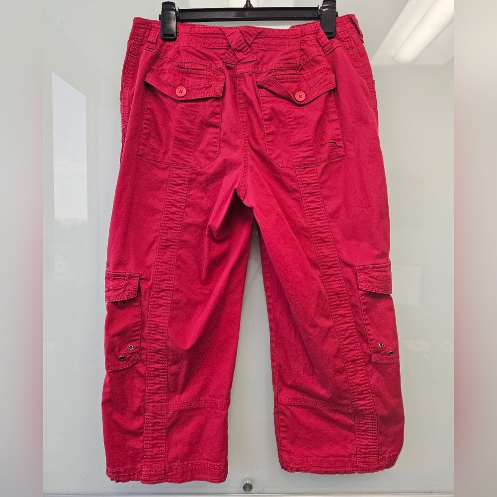 Style&Co Red Cargo Pants - Picture 2 of 11